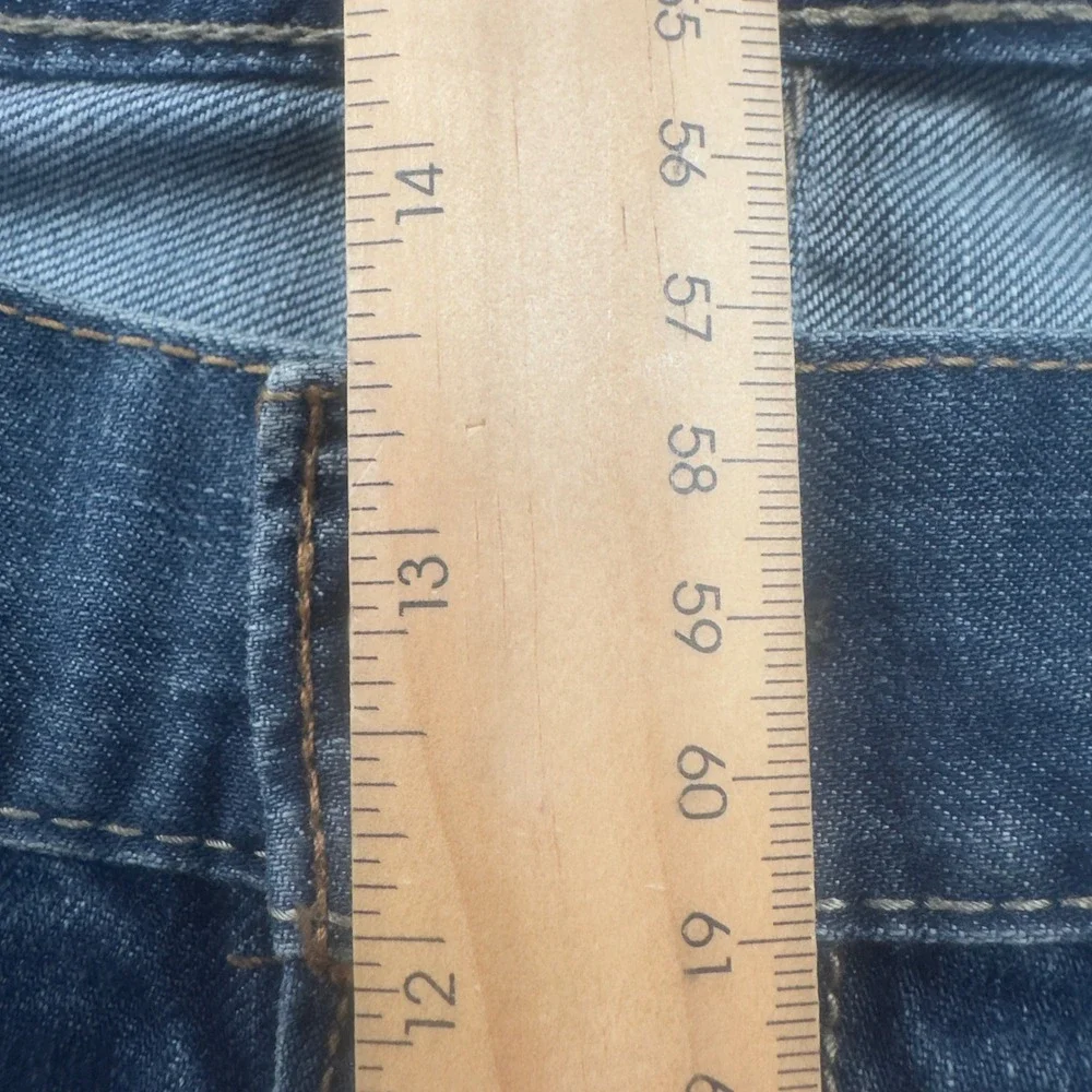 Levis 569 Loose Straight Mens Denim Shorts Blue Size 40 Cotton Jean Shorts